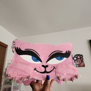 Dolls Kill Pink Cat Face Crossbody
